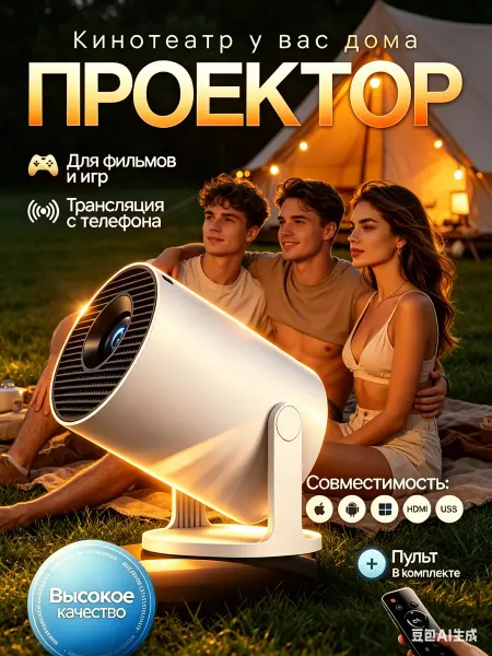 Проектор для фильмов на стену