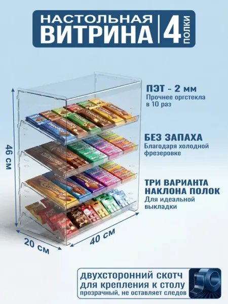 Витрина настольная
