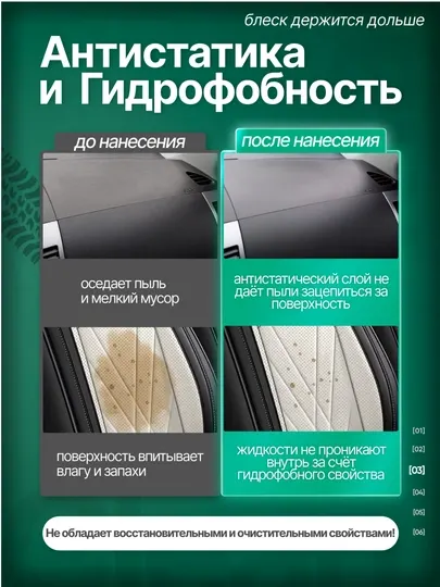 Полироль для пластика, Clean-Mach, 500 мл