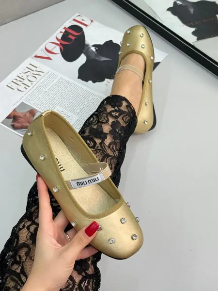 MIUMIU балетки летние