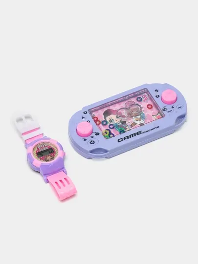 Часы и игрушка для девочек