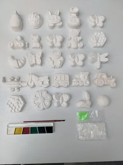 Раскраски из гипса