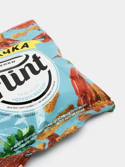 Сухарики Flint Краб, 100 гр