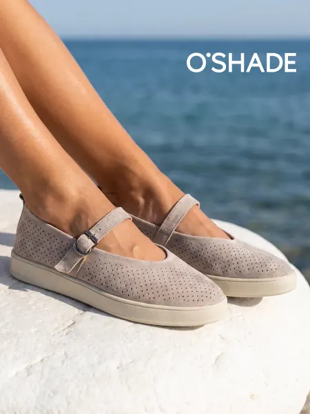 O`SHADE Балетки женские замшевые