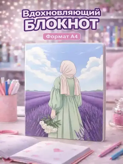 Блокнот с милым дизайном