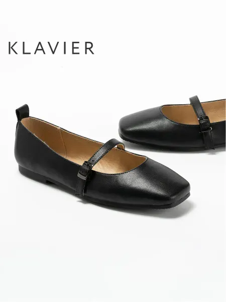 KLAVIER Балетки женские черные