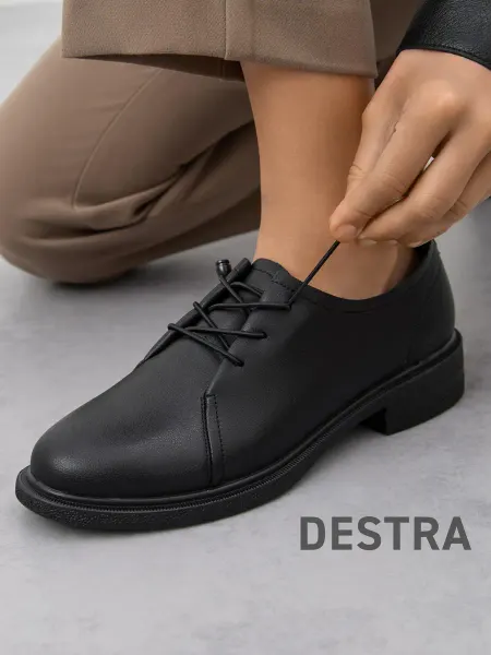 Destra Полуботинки женские черные