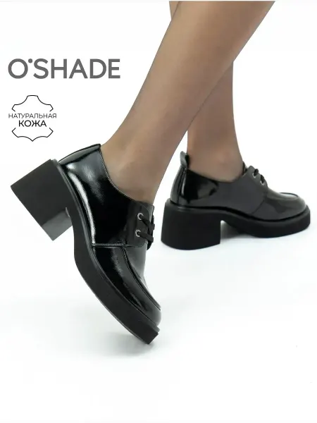 O`SHADE Полуботинки женские черные