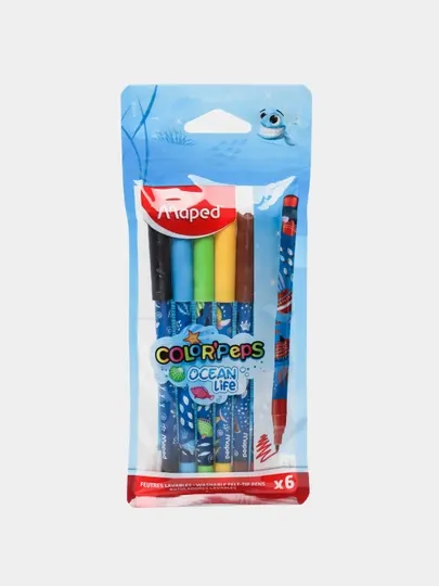 Фломастеры Maped 845700, 6 шт