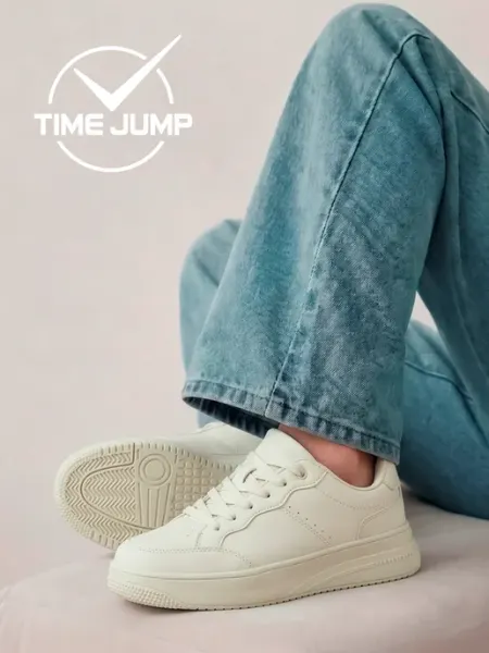 TimeJump Кеды женские бежевые повседневные