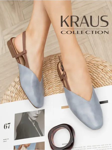 KRAUS Collection Мюли голубые женские