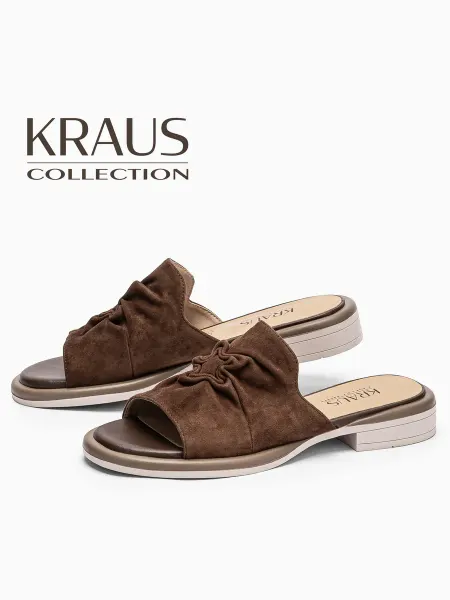 KRAUS Collection Сабо женские коричневые
