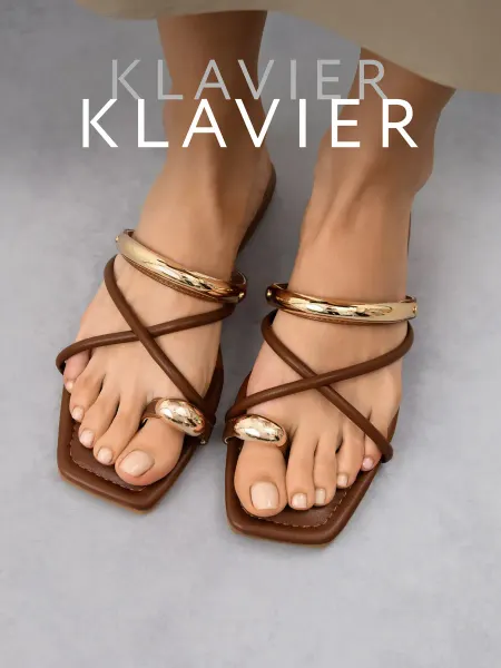 KLAVIER Сабо женские летние коричневые