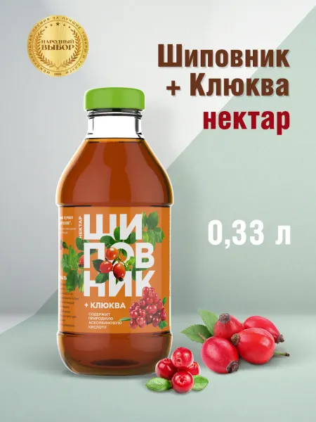 Barinoff Нектар Шиповник-клюква 330 мл