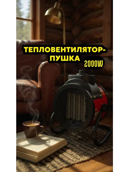 Тепловентилятор пушка