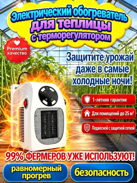 Обогреватель для теплицы