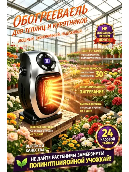 Обогреватель для растений регулируемый