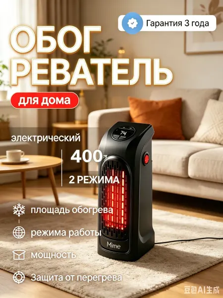 Компактный обогреватель для курятника
