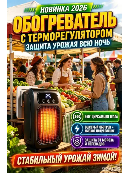 Обогреватель для теплицы и оранжереи