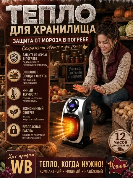 Настенный обогреватель для теплицы