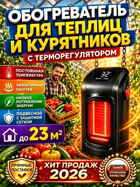 Обогреватель для теплицы электрический