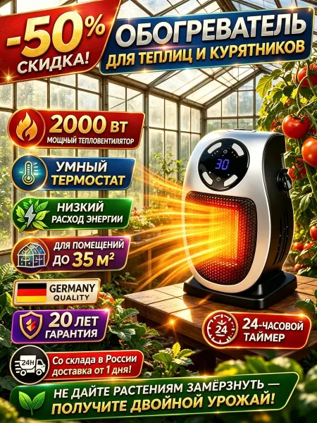 Универсальный обогреватель для растений и цветов