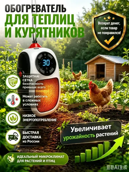 Обогреватель с терморегулятором для курятника