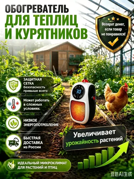 Обогреватель с терморегулятором для курятника