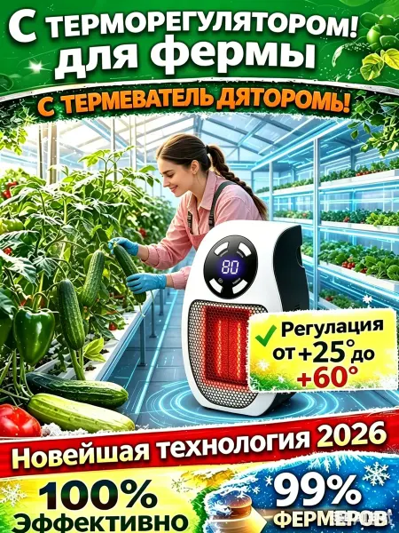 Обогреватель для теплицы и курятника