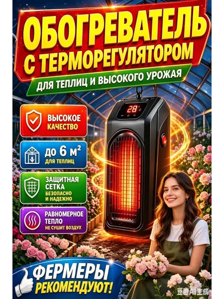 Инфракрасный обогреватель для теплицы