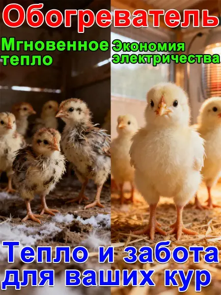 Обогреватель для курятника безопасный