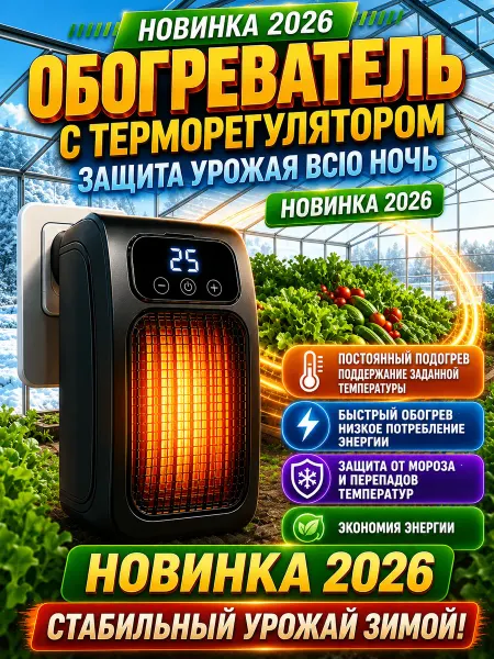 Обогреватель для теплицы электрический