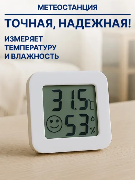 GT Термометр гигрометр комнатный