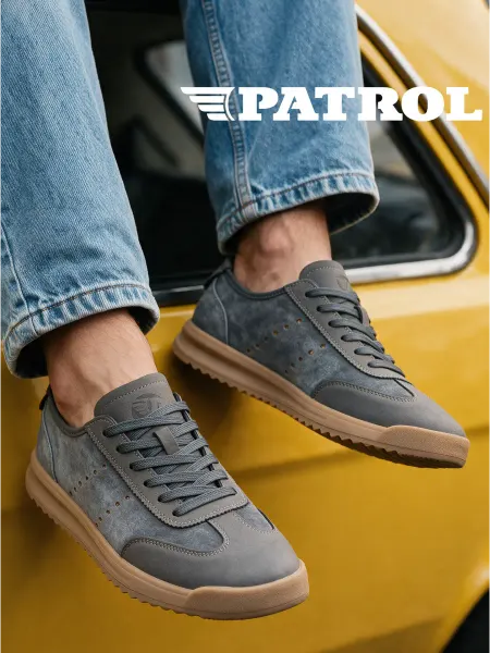 PATROL Кеды мужские замшевые
