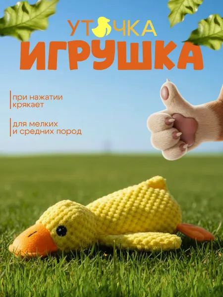 Игрушка для собак уточка