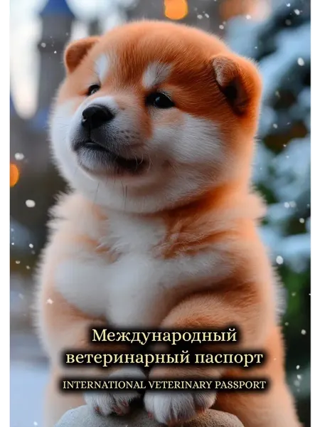 Ветеринарный паспорт с аудио-записью