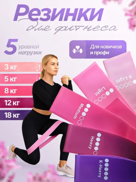 SHILOVESPORT Фитнес резинки