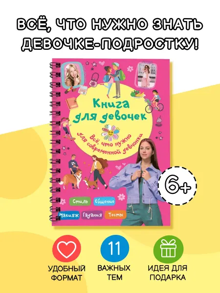 Издательство АСТ Книга для девочек. Всё, что нужно для современной девчонки