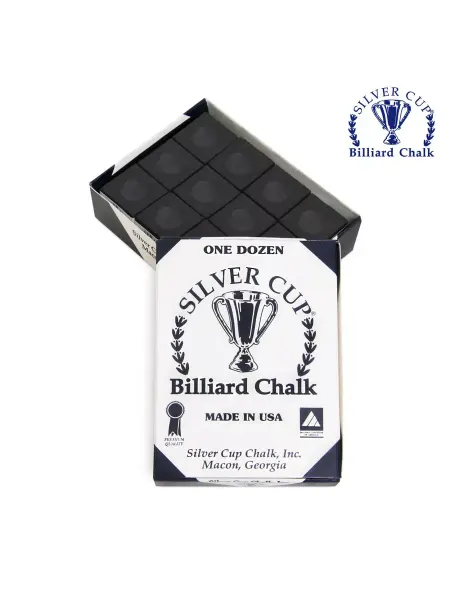 Silver Cup Мел для бильярда Black, 12 шт