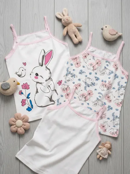 Babycollection Майка детская, набор 3 штуки