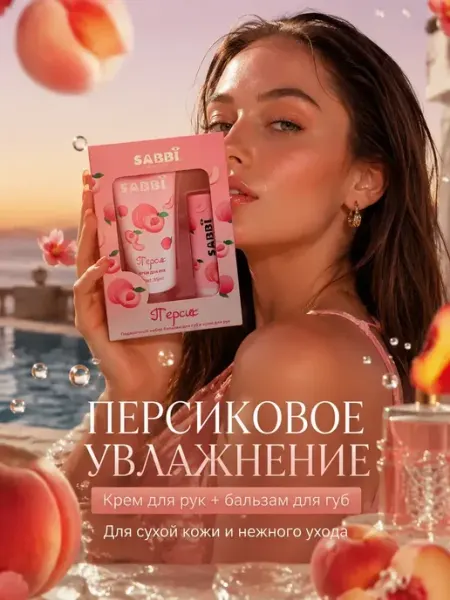 Уют Красота Мелочи для дома Подарочный набор крем для рук и бальзам для губ