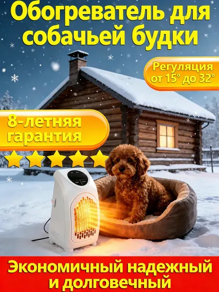 Обогреватель для будки собаки