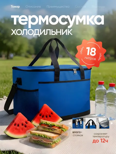 Термосумка холодильник 18 л