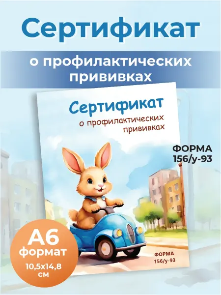 Сертификат профилактических прививок