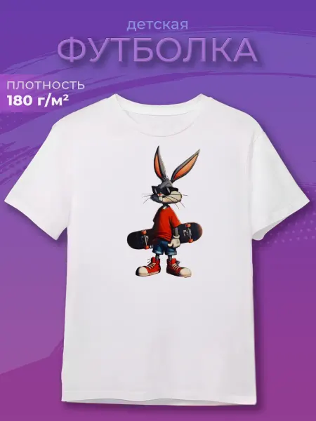 Футболка с принтом