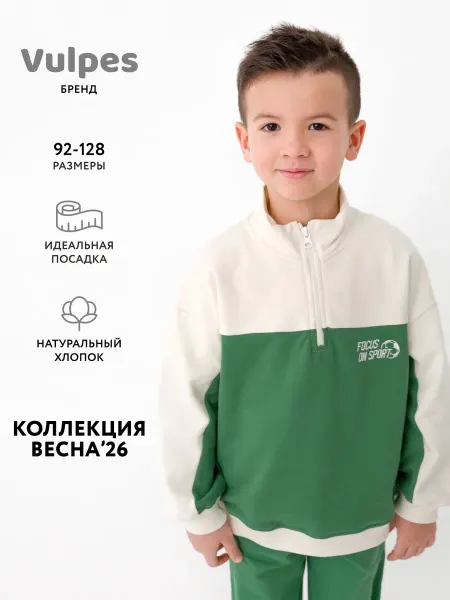 Vulpes Свитшот с воротником