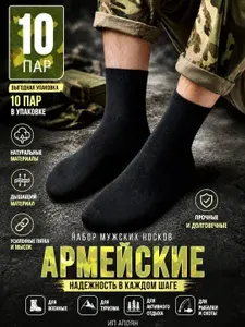 Носки мужские, 10 пар