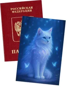 Обложка на паспорт с котомы