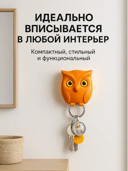 Бонит Ключница настенная без сверления магнитная