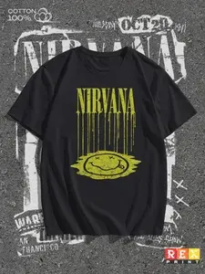 Футболка с принтом Nirvana